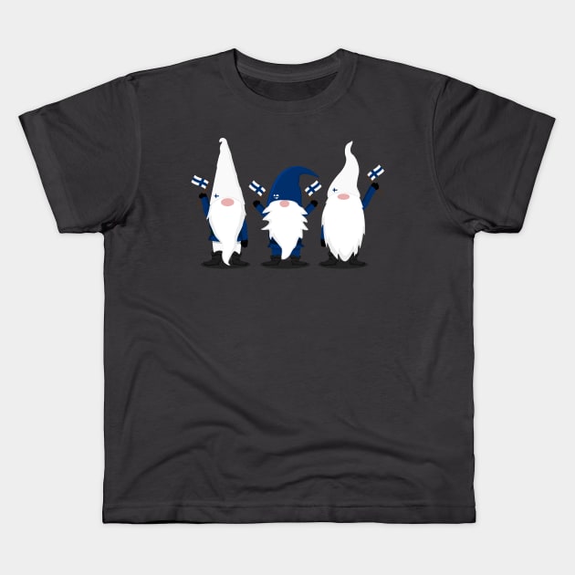 Finnish Gnomes Kids T-Shirt by Fusti